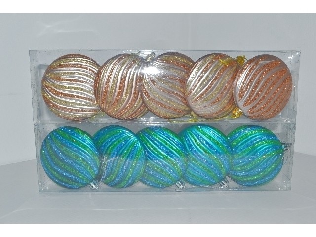 Набор шаров в тубе 5 шт  / 8 см. LRE8005-19